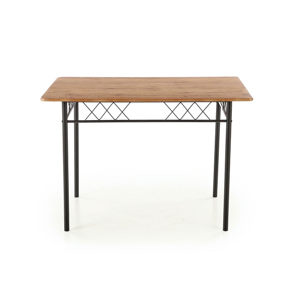 Stół FAUST 3 zestaw + 4 krzesła dąb naturalny / czarny - Halmar