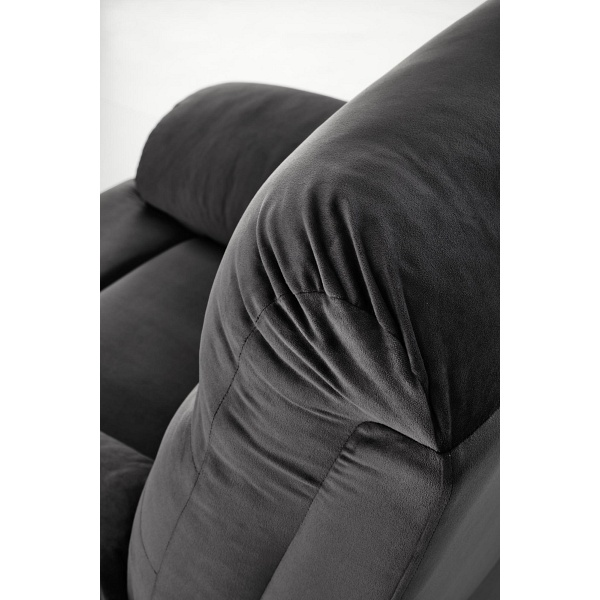 Fotel DRAGER wypoczynkowy czarny - Halmar