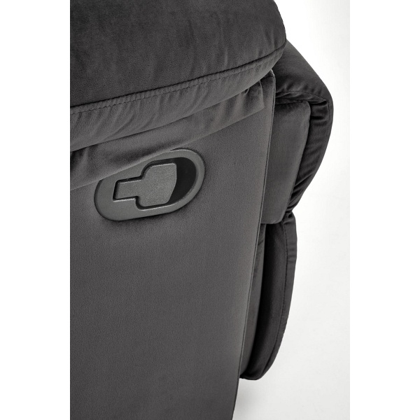 Fotel DRAGER wypoczynkowy czarny - Halmar