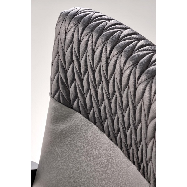 Fotel BJORN obrotowy czarno-popielaty - Halmar