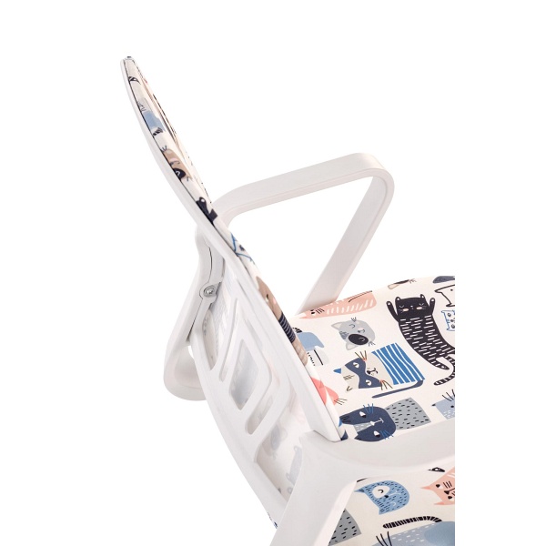 Fotel ORIS obrotowy, wielokolorowy - Halmar