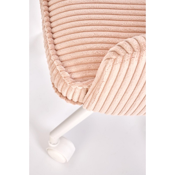 Fotel DUMBO obrotowy jasny różowy - Halmar