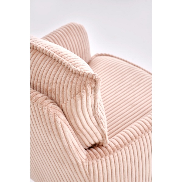 Fotel DUMBO obrotowy jasny różowy - Halmar