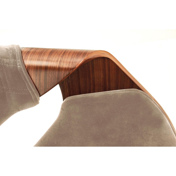 Krzesło K396 orzechowy / beżowy - Halmar