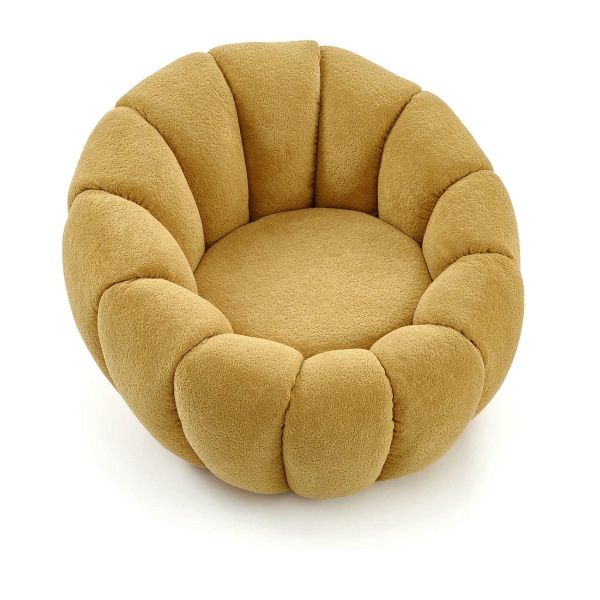 Fotel GASPAR 2 wypoczynkowy musztardowy - Halmar