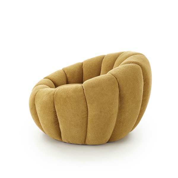 Fotel GASPAR 2 wypoczynkowy musztardowy - Halmar