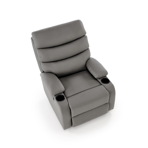 Fotel PERUS wypoczynkowy popielaty - Halmar