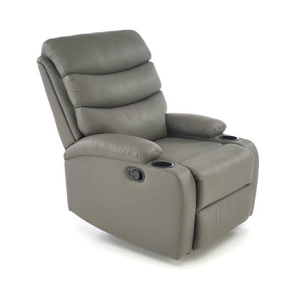 Fotel PERUS wypoczynkowy popielaty - Halmar