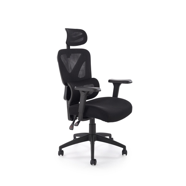 Fotel ASTRAL gabinetowy czarny - Halmar