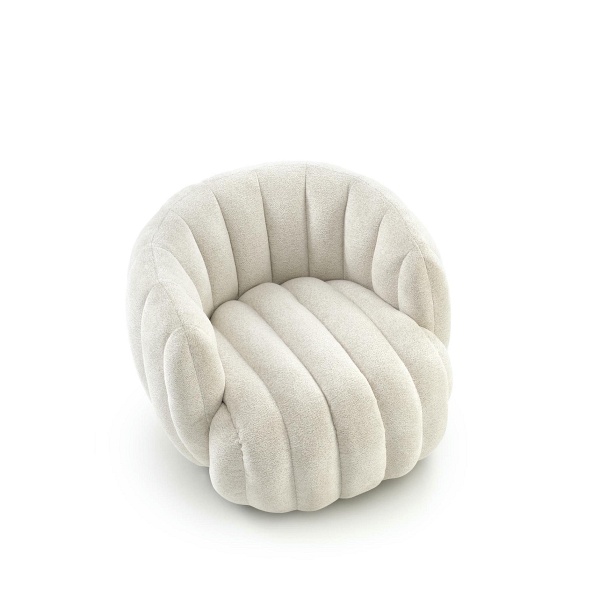 Fotel FRASER wypoczynkowy kremowy - Halmar