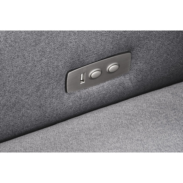 Fotel GELATO wypoczynkowy popielaty - Halmar