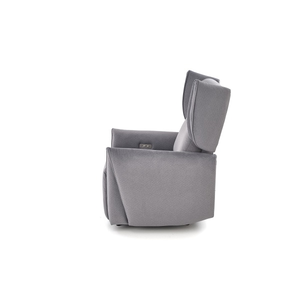 Fotel GELATO wypoczynkowy popielaty - Halmar