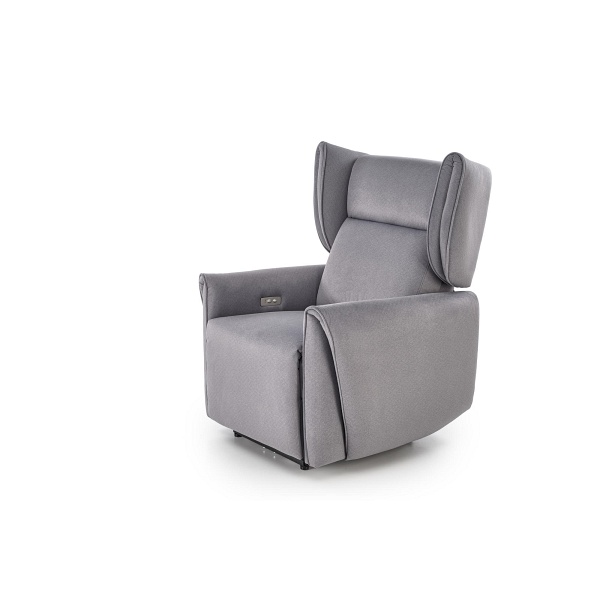 Fotel GELATO wypoczynkowy popielaty - Halmar
