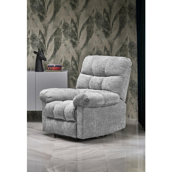 Fotel AMORE wypoczynkowy popielaty - Halmar