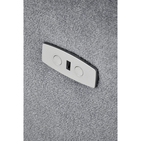 Fotel CARINIO wypoczynkowy popielaty - Halmar