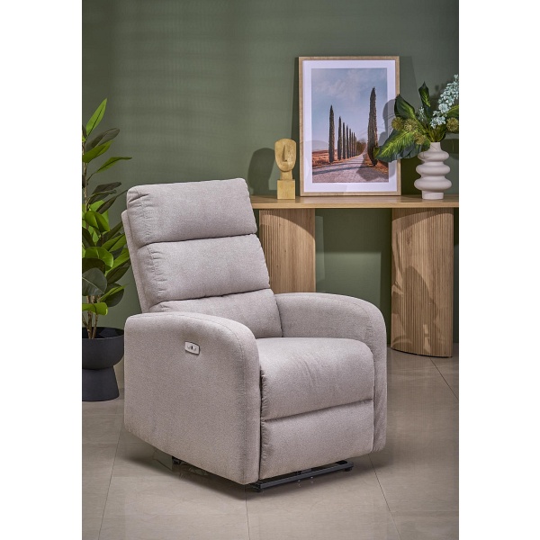 Fotel CARINIO wypoczynkowy jasny beżowy - Halmar