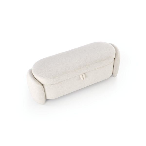 Ławka FICARIA z funkcją pojemnika kremowy - Halmar