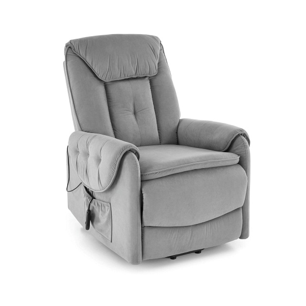 Fotel HORTON wypoczynkowy popielaty - Halmar