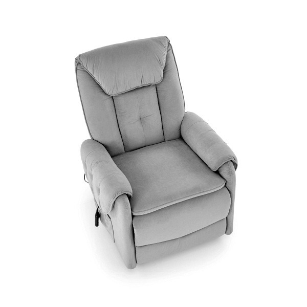 Fotel HORTON wypoczynkowy popielaty - Halmar