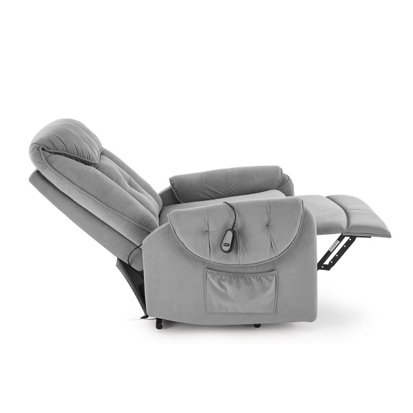 Fotel HORTON wypoczynkowy popielaty - Halmar