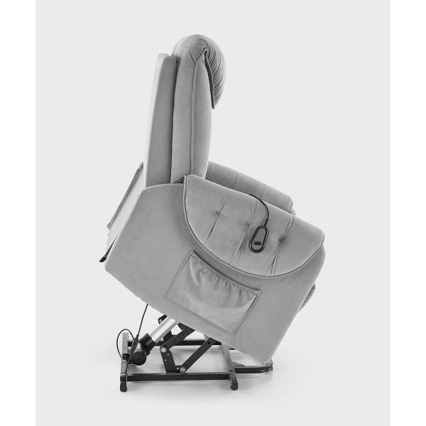 Fotel HORTON wypoczynkowy popielaty - Halmar