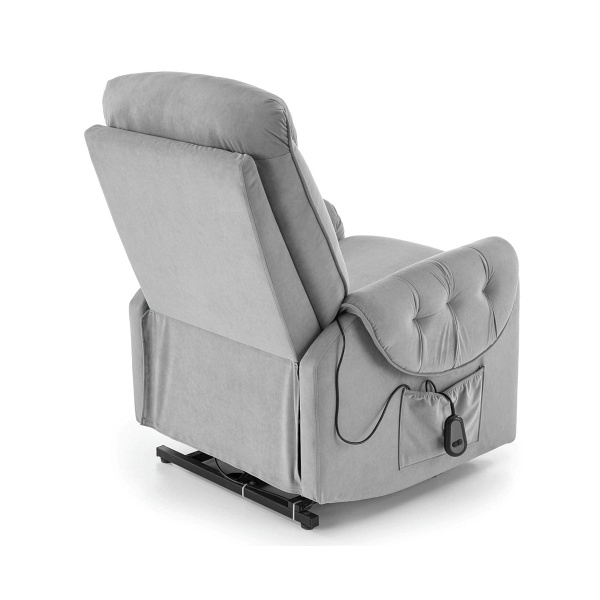 Fotel HORTON wypoczynkowy popielaty - Halmar