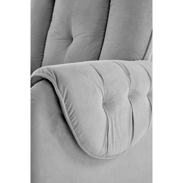 Fotel HORTON wypoczynkowy popielaty - Halmar