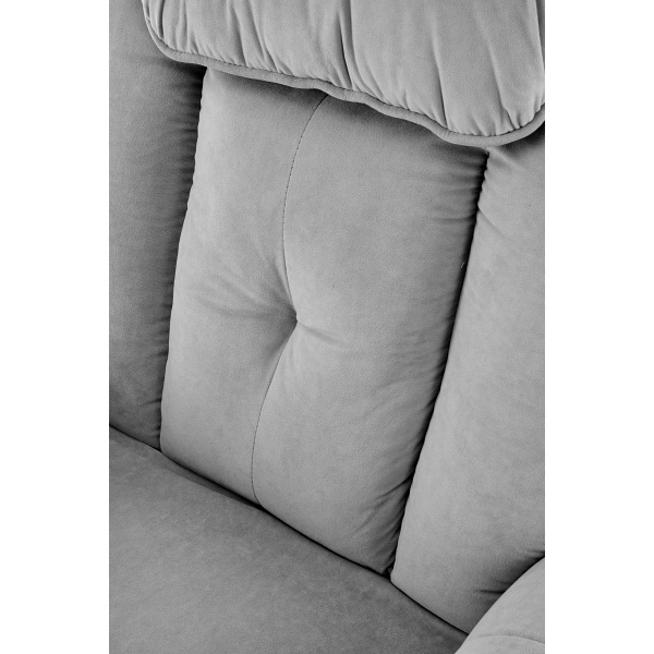 Fotel HORTON wypoczynkowy popielaty - Halmar