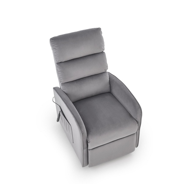 Fotel MARONI wypoczynkowy popielaty - Halmar