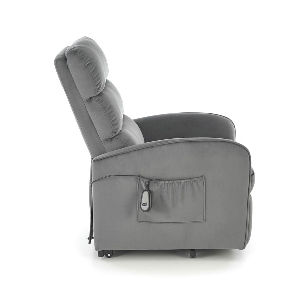 Fotel MARONI wypoczynkowy popielaty - Halmar