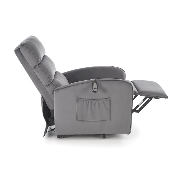 Fotel MARONI wypoczynkowy popielaty - Halmar