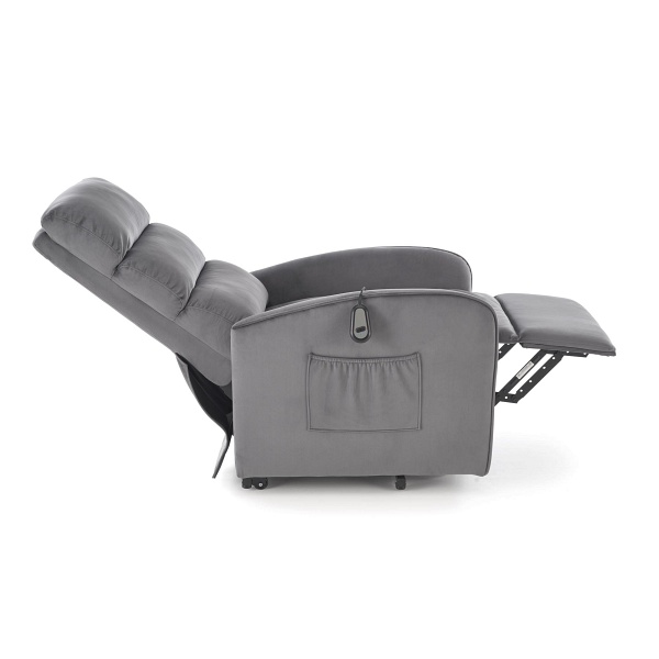 Fotel MARONI wypoczynkowy popielaty - Halmar