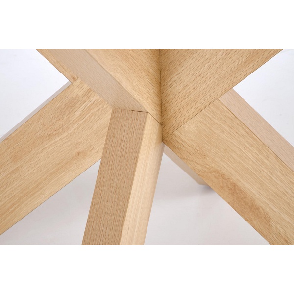 Stół MORUS okrągły naturalny - Halmar