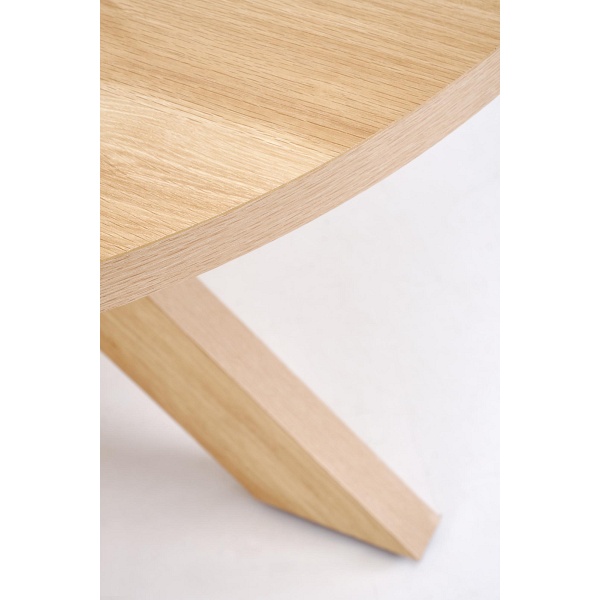 Stół MORUS okrągły naturalny - Halmar