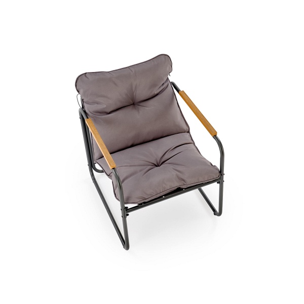 HUDSON, zestaw ogrodowy , popielaty / brązowy - Halmar