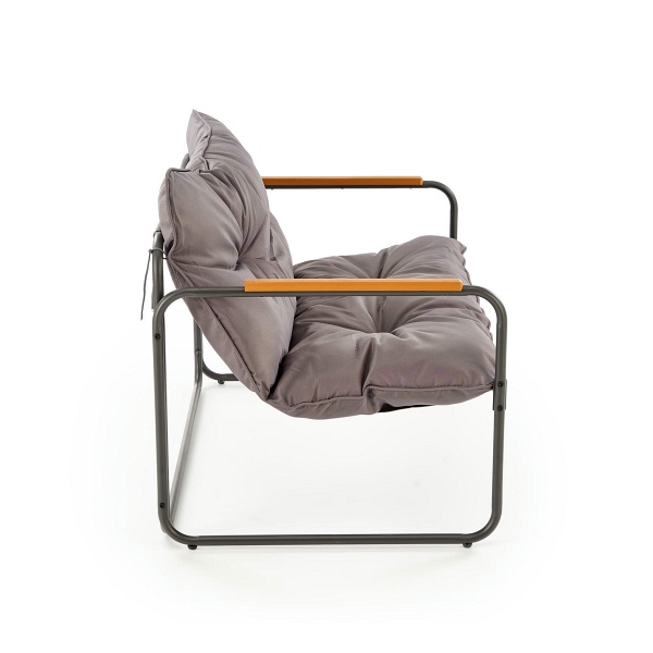 HUDSON, zestaw ogrodowy , popielaty / brązowy - Halmar