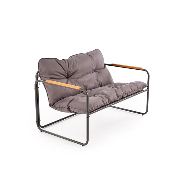 HUDSON, zestaw ogrodowy , popielaty / brązowy - Halmar