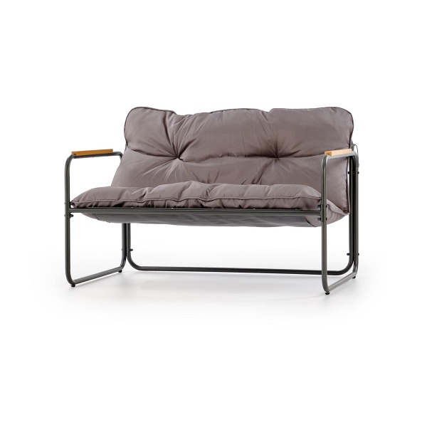 HUDSON, zestaw ogrodowy , popielaty / brązowy - Halmar