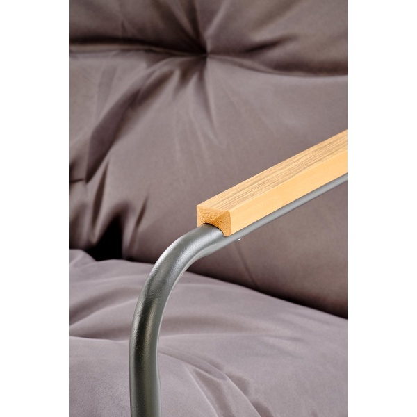 HUDSON, zestaw ogrodowy , popielaty / brązowy - Halmar