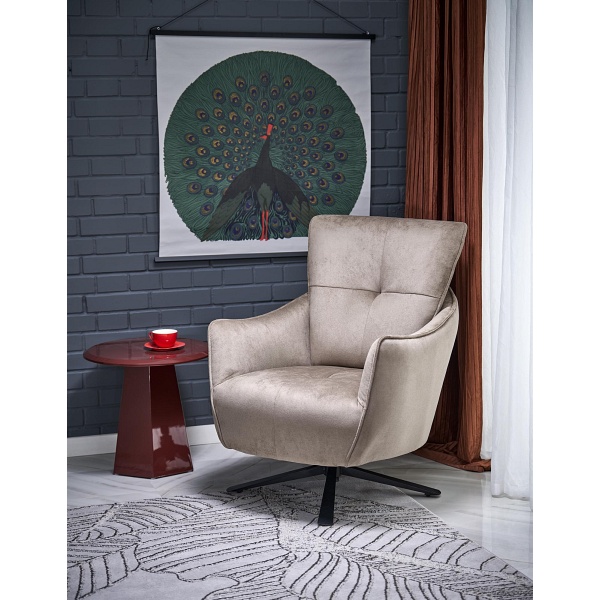 Fotel SCAMPI wypoczynkowy, cappuccino - Halmar