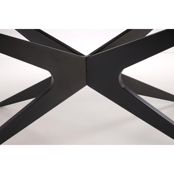 Stół SANDRO rozkładany, czarny - Halmar