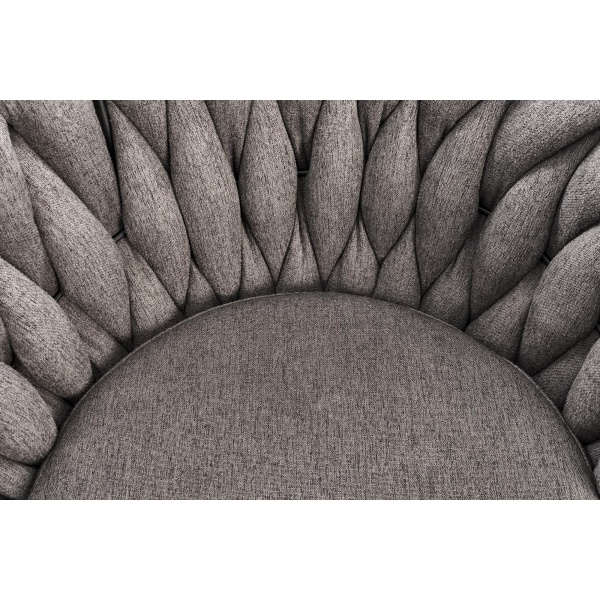 Hoker H125 , nogi - czarny, siedzisko - popielaty - Halmar