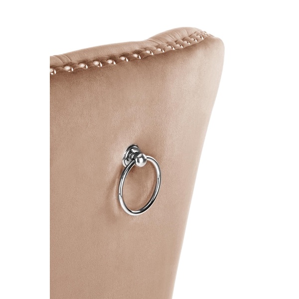 Krzesło MIYA czarny / tap: beżowy - Halmar