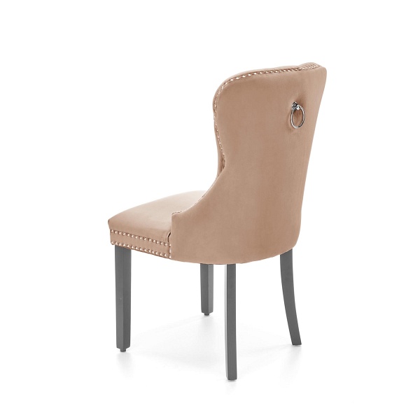 Krzesło MIYA czarny / tap: beżowy - Halmar