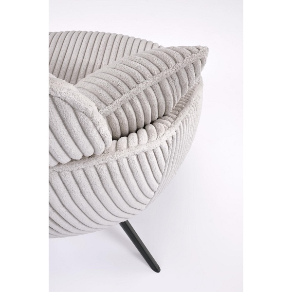 Fotel MERRY 2 wypoczynkowy z funkcją obracania, cappuccino - Halmar