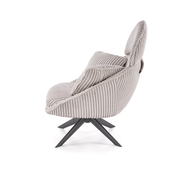 Fotel MERRY 2 wypoczynkowy z funkcją obracania, cappuccino - Halmar