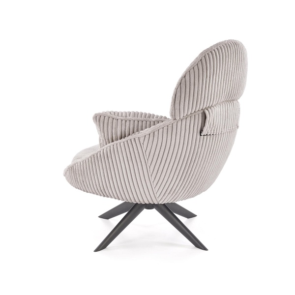 Fotel MERRY 2 wypoczynkowy z funkcją obracania, cappuccino - Halmar