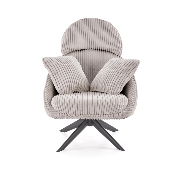 Fotel MERRY 2 wypoczynkowy z funkcją obracania, cappuccino - Halmar