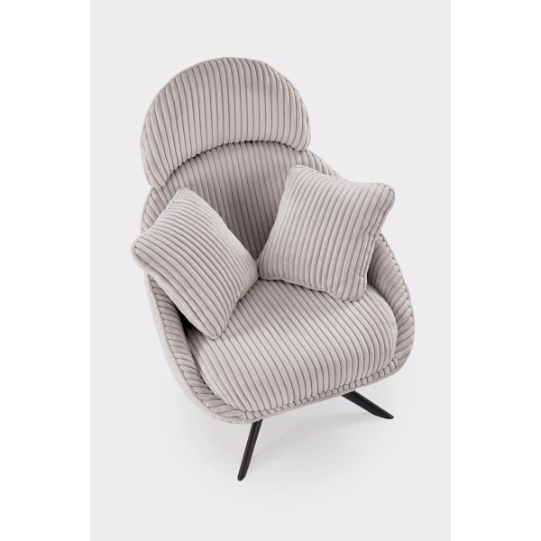 Fotel MERRY 2 wypoczynkowy z funkcją obracania, cappuccino - Halmar