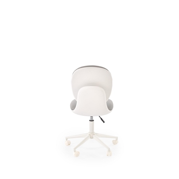 Fotel ORION 2 młodzieżowy, biały - jasny popiel - Halmar